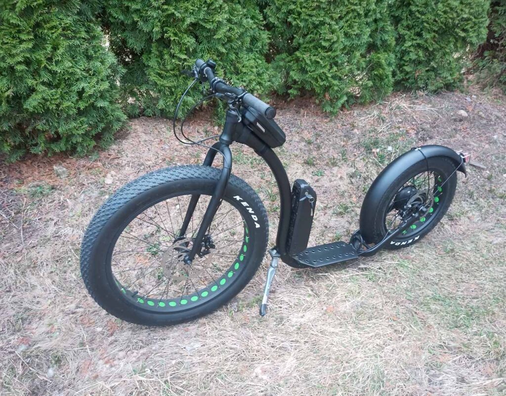 Кикбайк с дисковыми тормозами